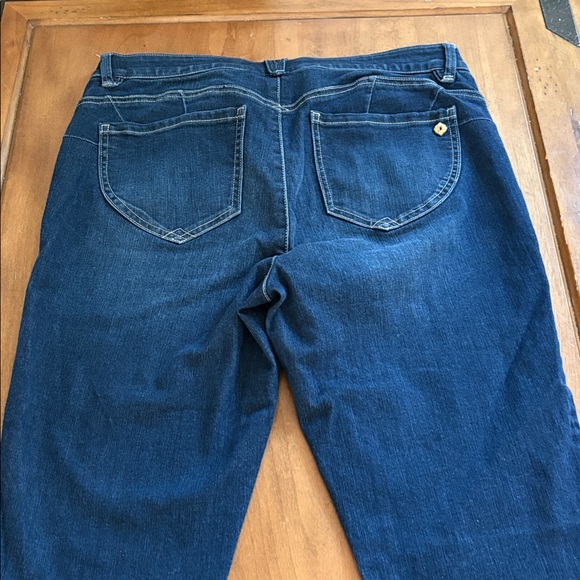 Democracy AbSolution Dark Blue Ankle Jeans Size 14 - Picture 11 of 13